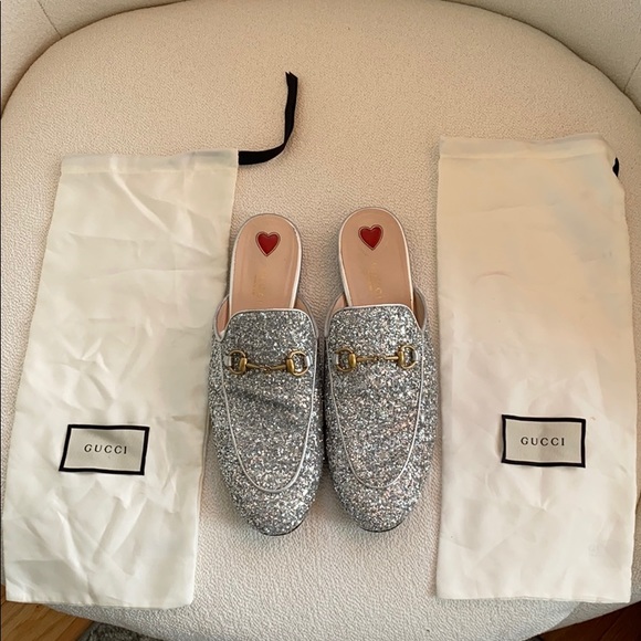 ✅SOLD✅ Gucci Princetown Glitter Mule - Picture 3 of 15